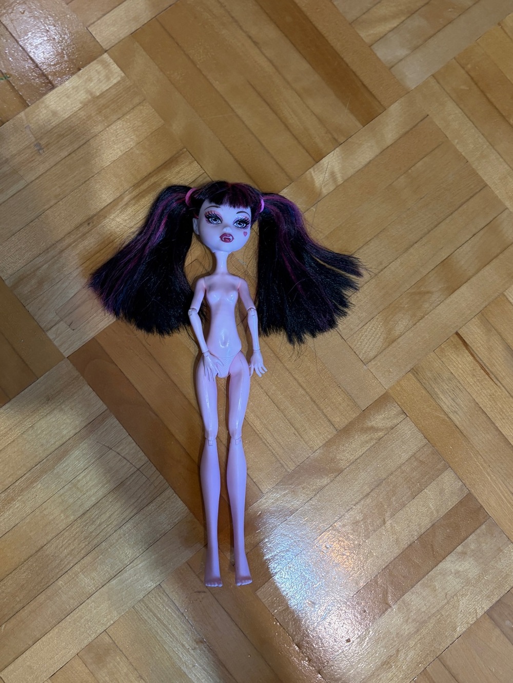 monster high draculaura forbitten love undressed white elastic